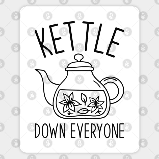 Kettle Down Everyone Sticker by Cherrific